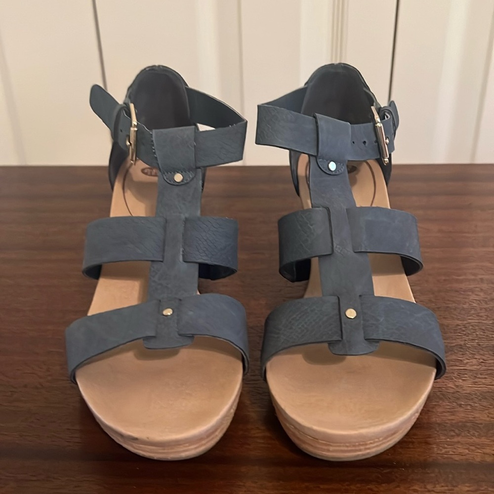 Dr Scholls Blue Sandals size 9 M